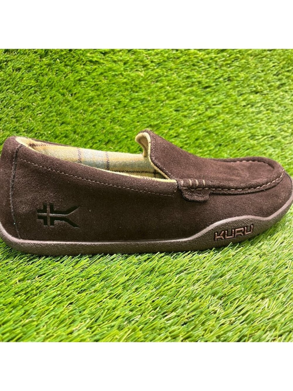 Kuru Loft Mens Size 9 Brown Casual Walking Moccasin Slip-On Slippers Shoes